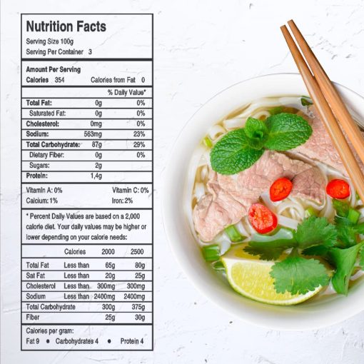 Asiadeli Pho Rice Noodles, Premium Rice Stick Noodles, Banh Pho Noodles - 10.5 oz. - Image 5