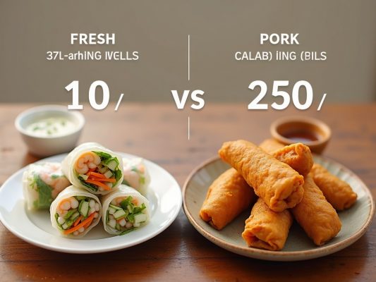 How many calories is a spring roll really