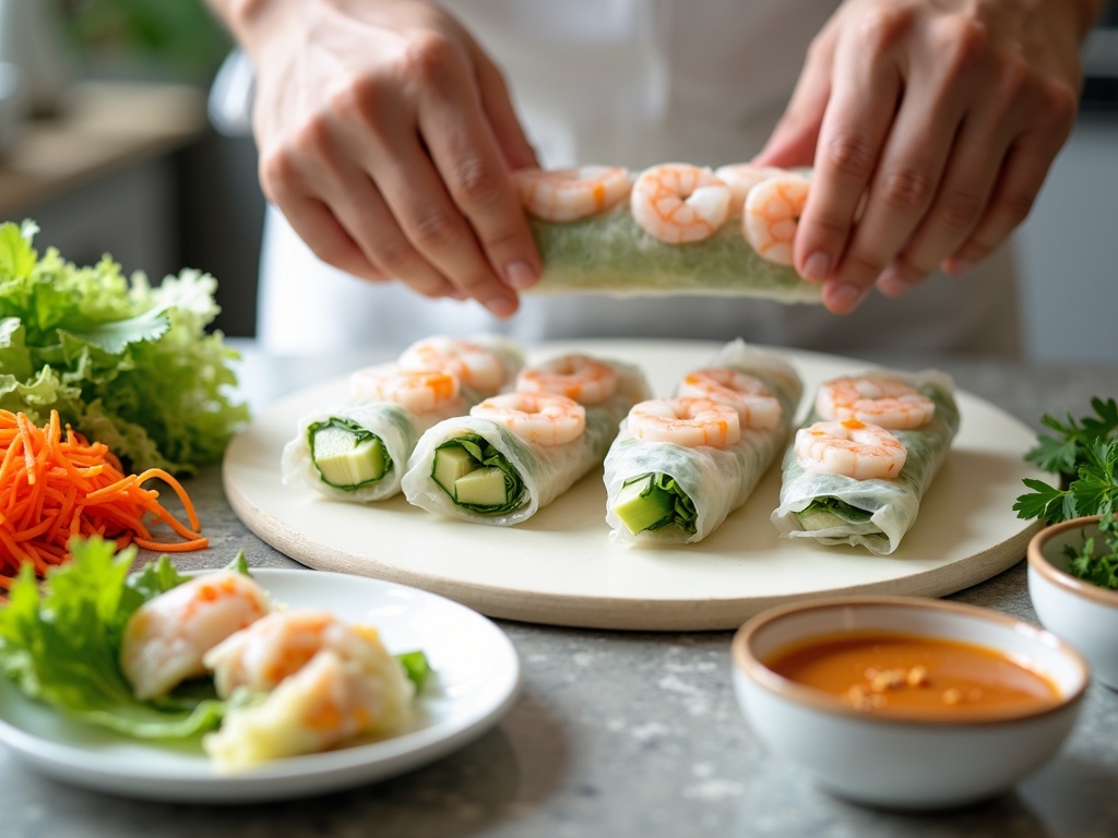 How to roll a spring roll like a pro at home