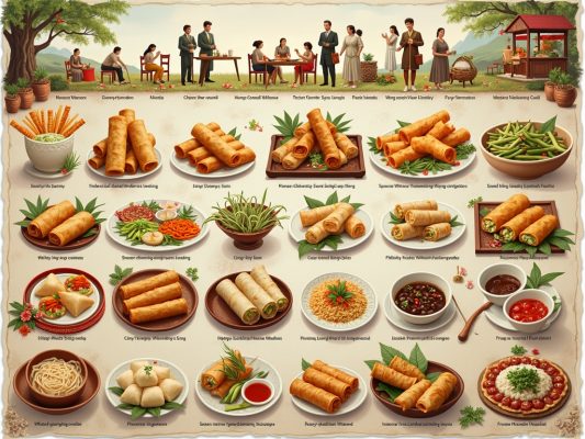 The story behind what is a spring roll today