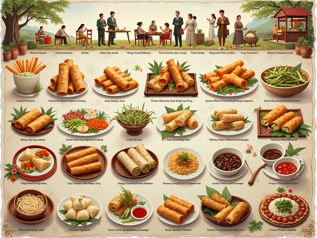 The story behind what is a spring roll today